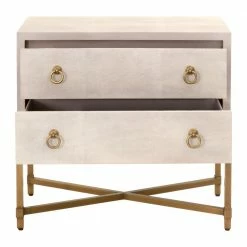 Essentials For Living Strand Shagreen 2-Drawer Nightstand Best Sellers