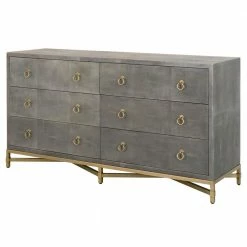 Essentials For Living Strand Shagreen 6-Drawer Double Dresser Best Sellers