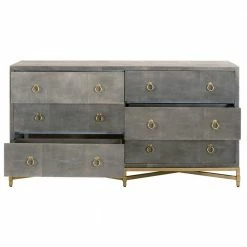 Essentials For Living Strand Shagreen 6-Drawer Double Dresser Best Sellers