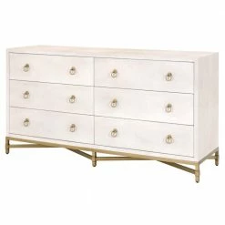 Essentials For Living Strand Shagreen 6-Drawer Double Dresser Best Sellers
