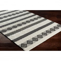 Surya Best Sellers Tanzania Rug Black