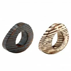 Bodrum Linens Best Sellers Tiger Eye Napkin Rings