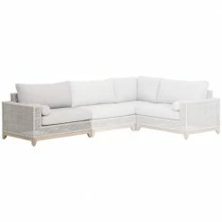 Essentials For Living Tropez Outdoor Modular Left Facing 1-Arm Sofa New Outdoor