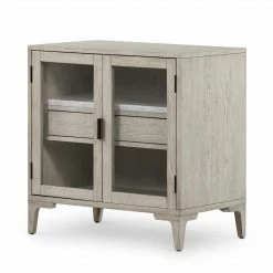 Fourhands Viggo Cabinet Nightstand-Vintage Wht Oak