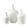 ETU HOME New Home Decor White Demi Vase