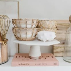 ZODAX Wicker & Bamboo Bowl