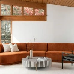 MOES Yoon Rust Sofa Best Sellers