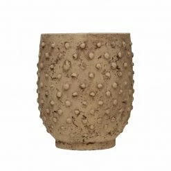 Creative Co Op In Stock Sandstone Hobnail Planter