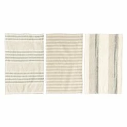 Creative Co Op In Stock Woven Cotton Striped Tea Towels