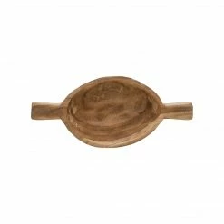 Bloomingville Decorative Paulownia Wood Tray With Handles Best Of Home Decor