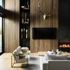 INTERLUDE HOME Goat Skin Bolster Pillow