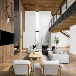 GOLD LEAF ART GROUP Rubber Ficus Tree Earthy Desert Dwellings