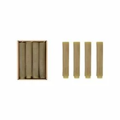 Creative Co Op Unscented Pleated Taper Candles In Box