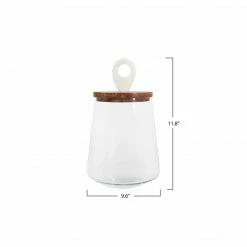 Bloomingville New Home Decor Wilmer Glass Jars