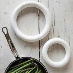 Creative Co Op Round Marble Trivets New Kitchen