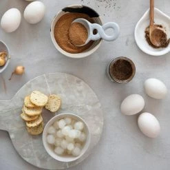 Bloomingville New Arrivals Green Marble Cheese/Cutting Board With Leather Tie