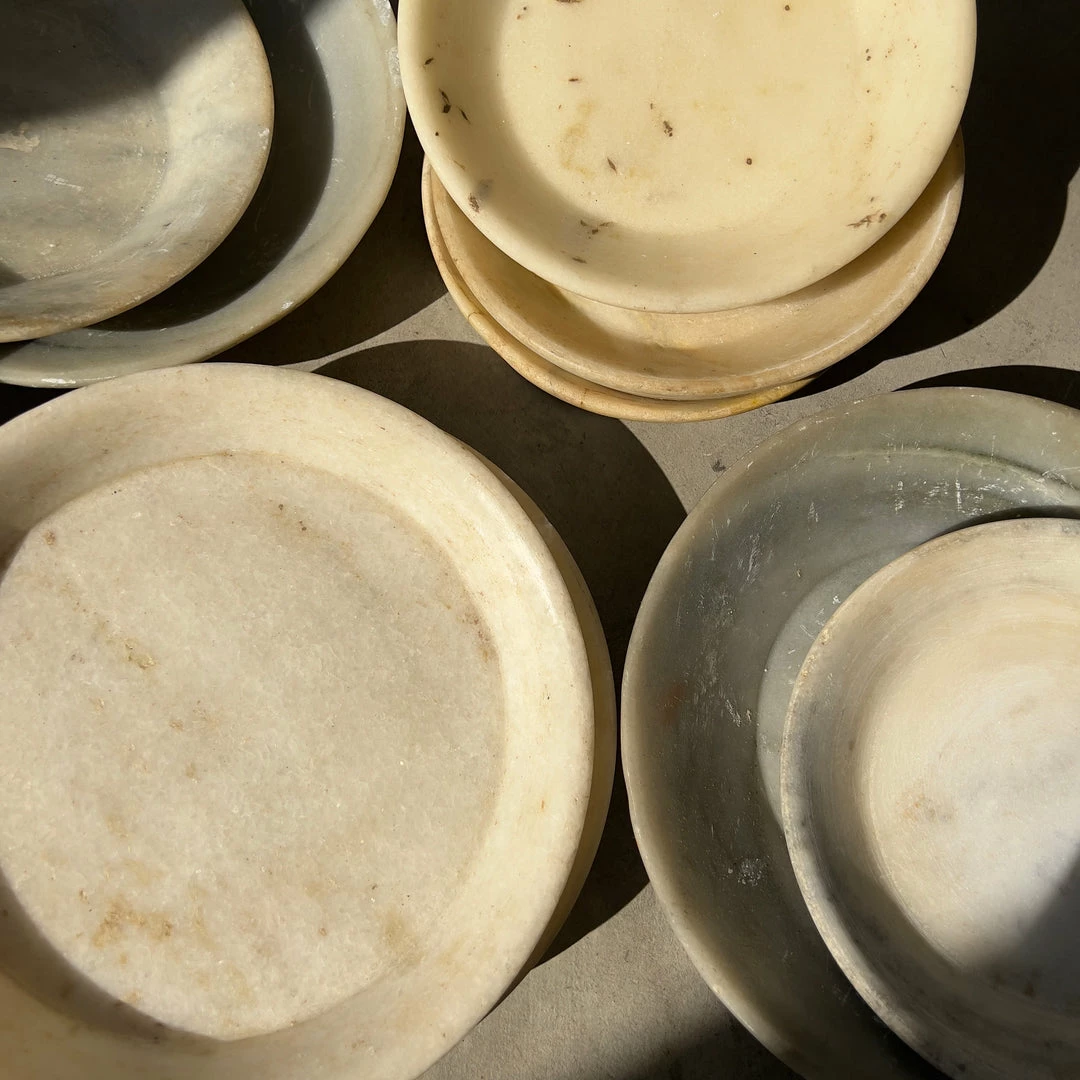 Golden Oldies Found Vintage Marble Dish