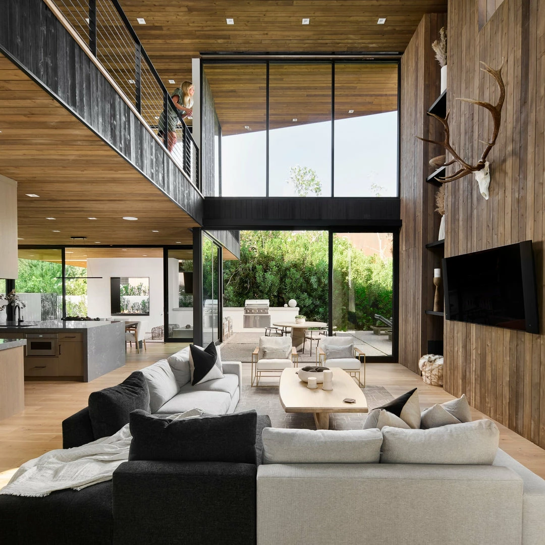 INTERLUDE HOME Goat Skin Bolster Pillow