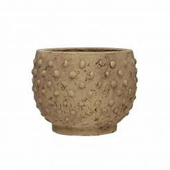 Creative Co Op In Stock Sandstone Hobnail Planter