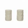 Bloomingville Sculpted Stoneware Salt And Pepper Shakers