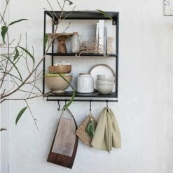 Bloomingville New Kitchen Medium Mango Wood Cutting Board With Handle