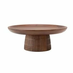 Bloomingville Hand-Carved Mango Wood Cake Stand